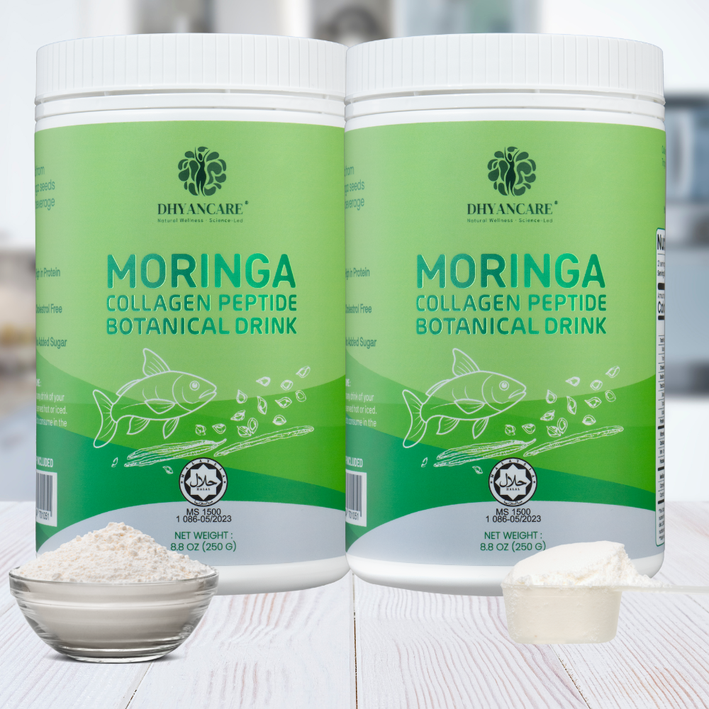 [Buy 1 Free 1-Website Promo!] DHYANCARE Moringa Collagen Peptides Botanical Drink